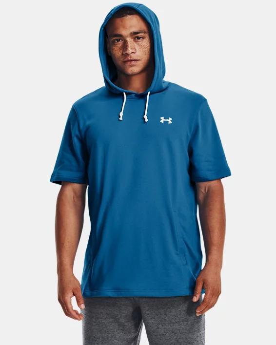 Men's UA Rival Terry Short Sleeve Hoodie Product Image