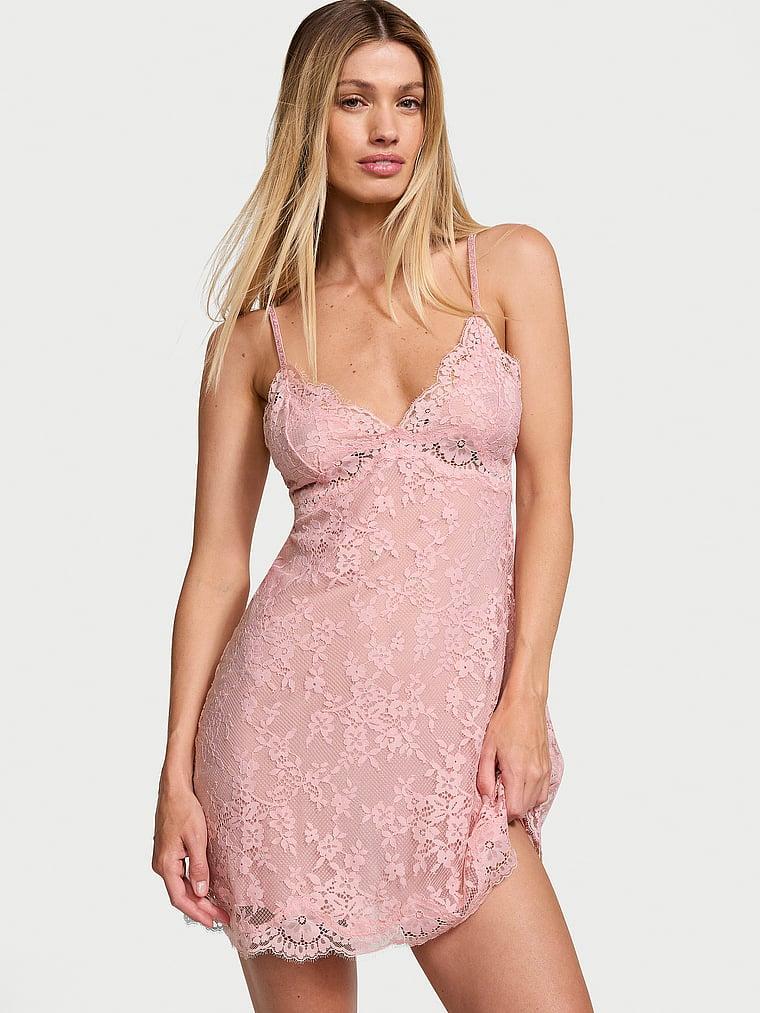 Twinkle Strap Lace Slip Dress Product Image