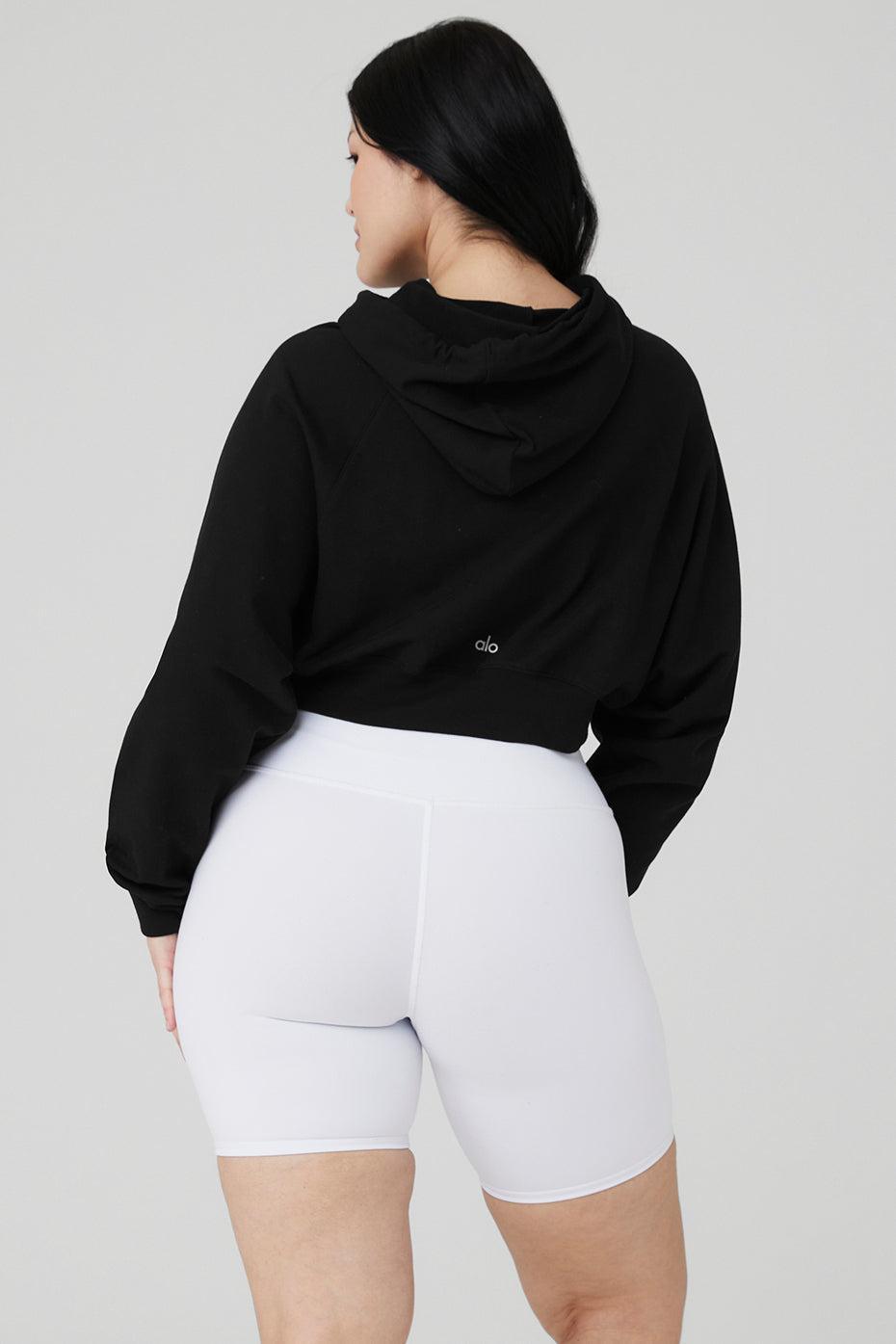 Alo Double Take French Terry Crop Hoodie Product Image