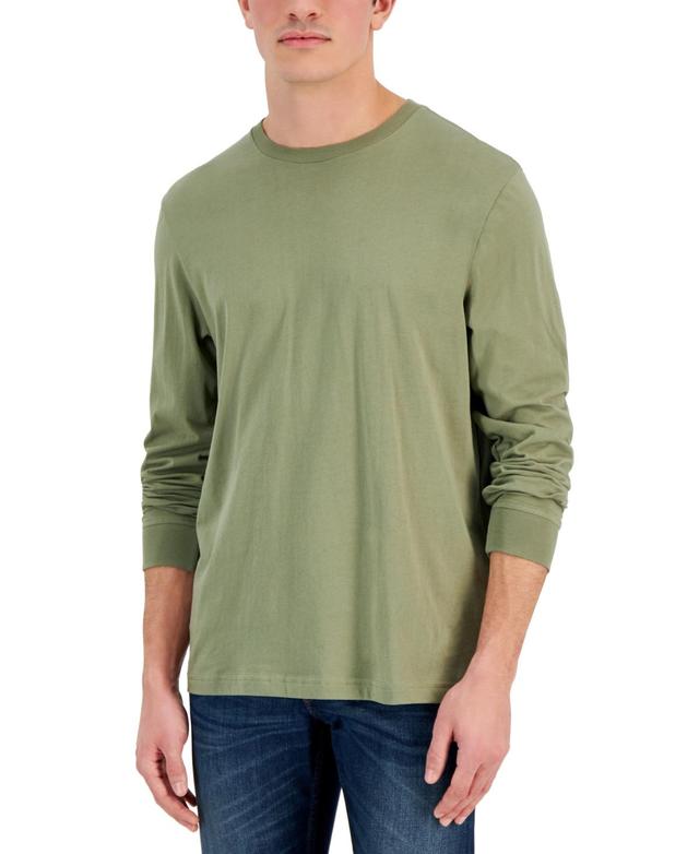 Club Room Mens Long Sleeve T-Shirt, Created for Macys Product Image