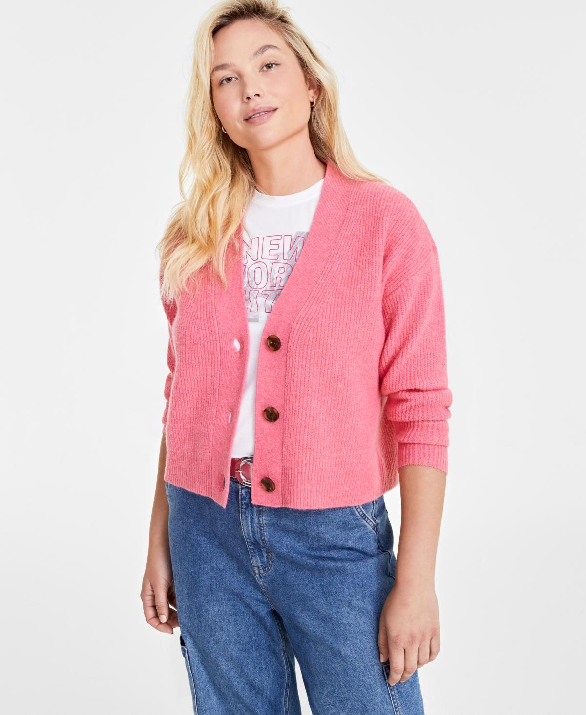 On 34th Womens Three-Button Classic Cardigan, Created for Macys Product Image