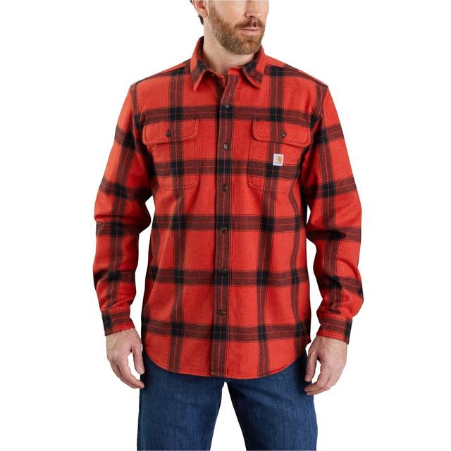 Carhartt 105439 Loose Fit Heavyweight Plaid Flannel Shirt - Long Sleeve, Factory Seconds Product Image