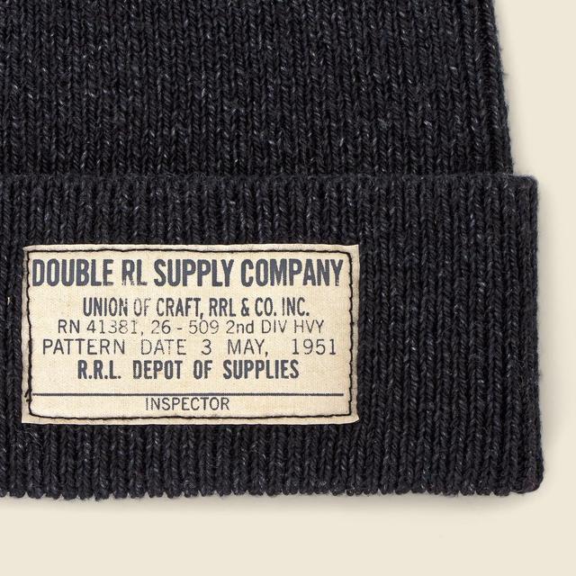 Cotton Watch Cap - Black Product Image