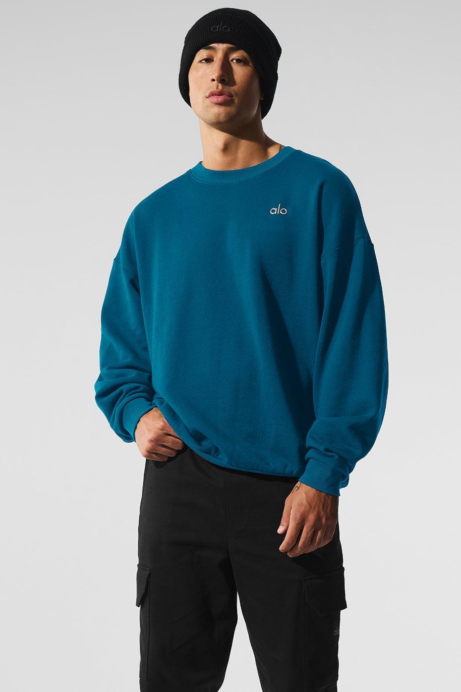 Accolade Crew Neck Pullover - Eclipse Blue Male Product Image