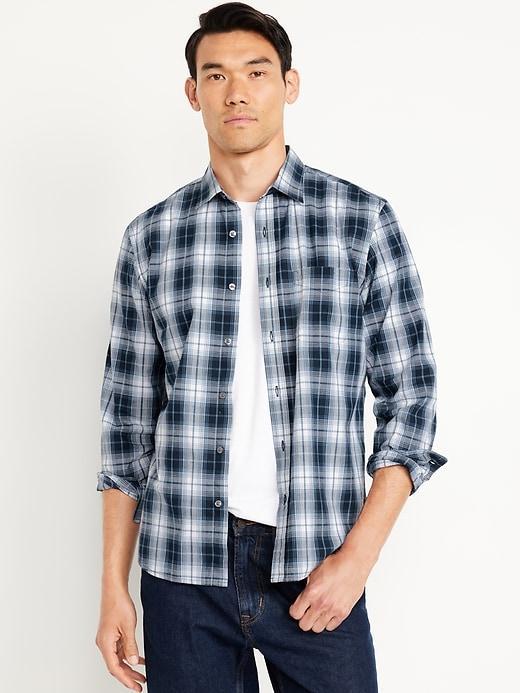 Classic Fit Everyday Poplin Shirt Product Image