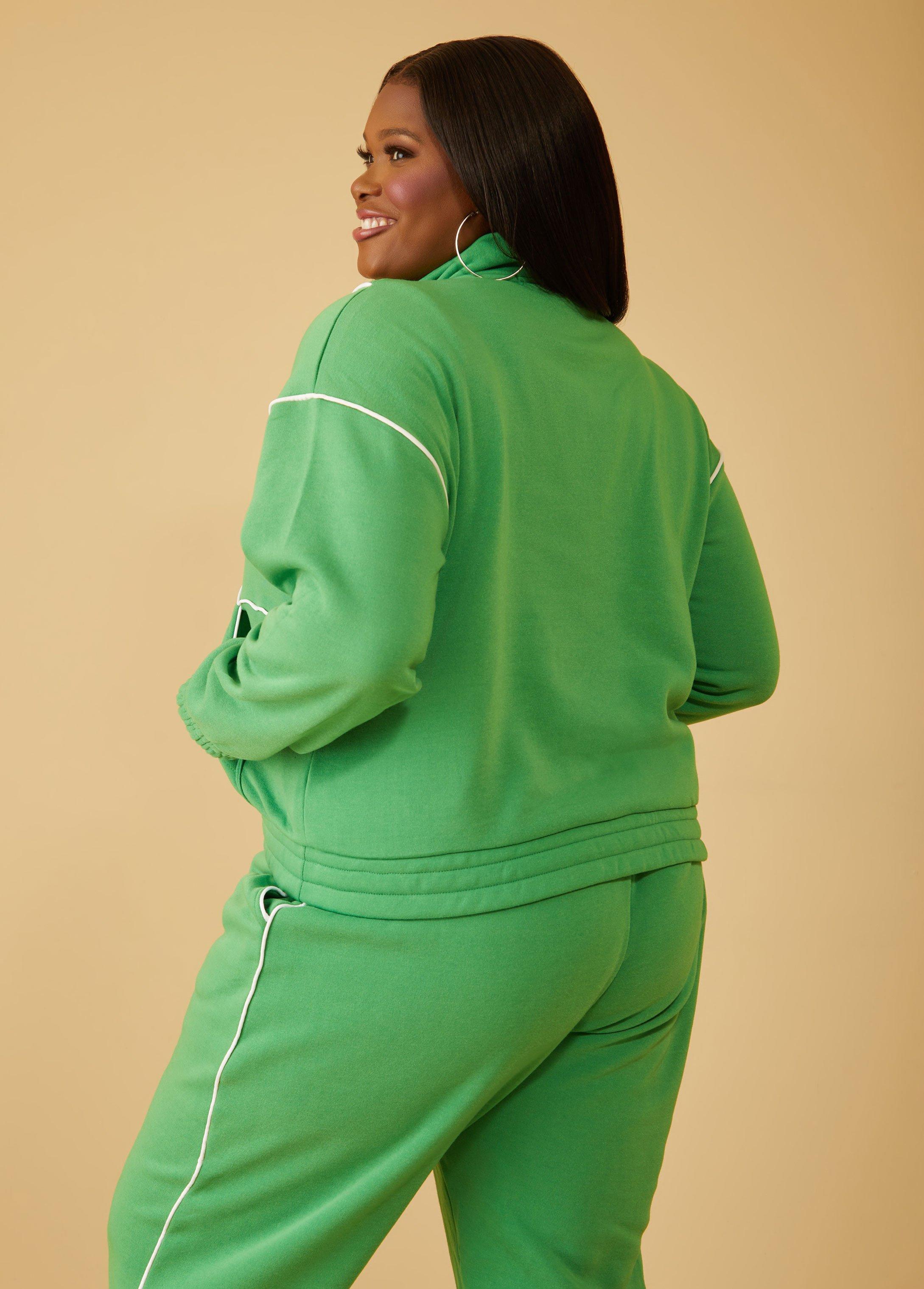 Piped Fleece Pullover Product Image