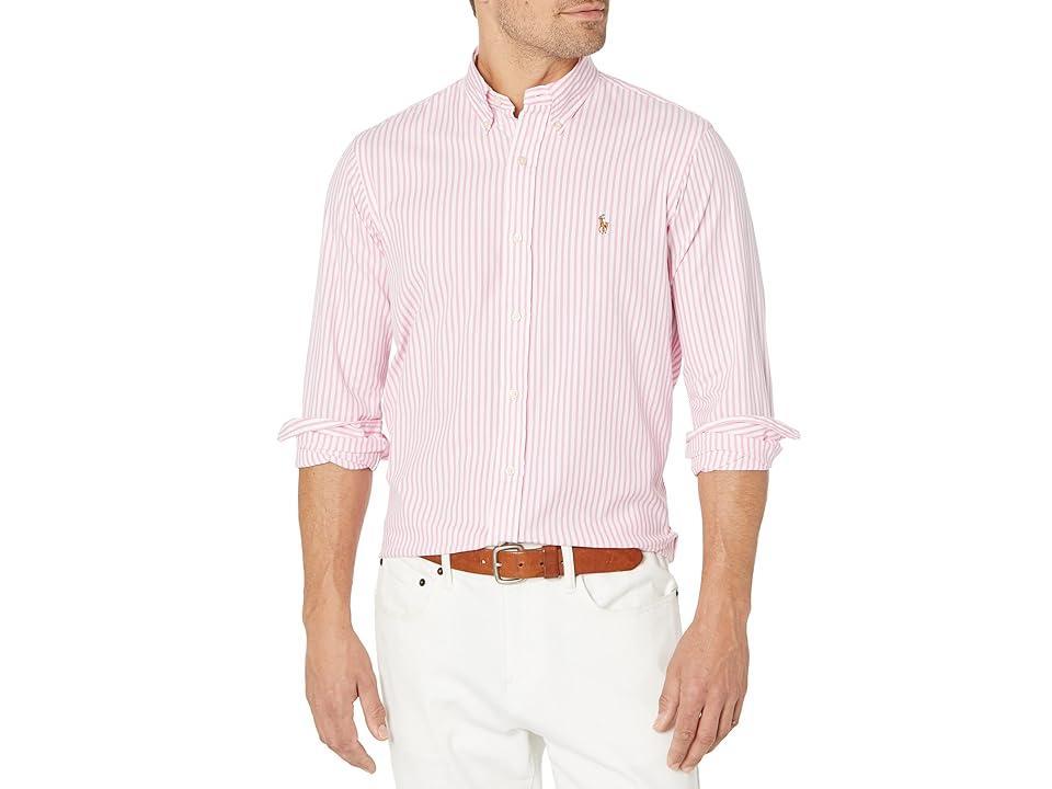 Polo Ralph Lauren Classic Fit Striped Stretch Long Sleeve Woven Shirt Product Image