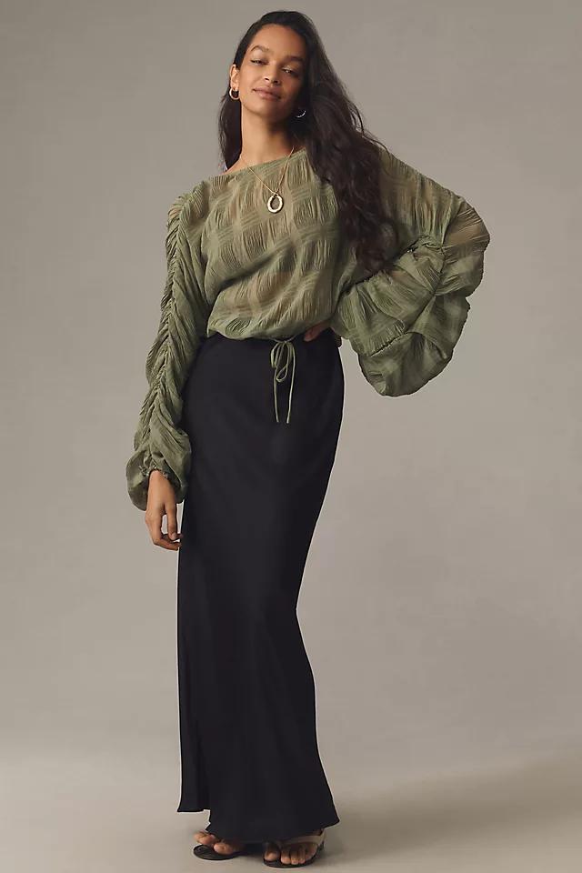 Sunday in Brooklyn Drawstring Blouse Product Image