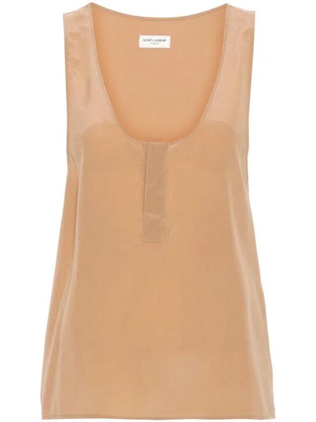 Tank Top In Beige Product Image