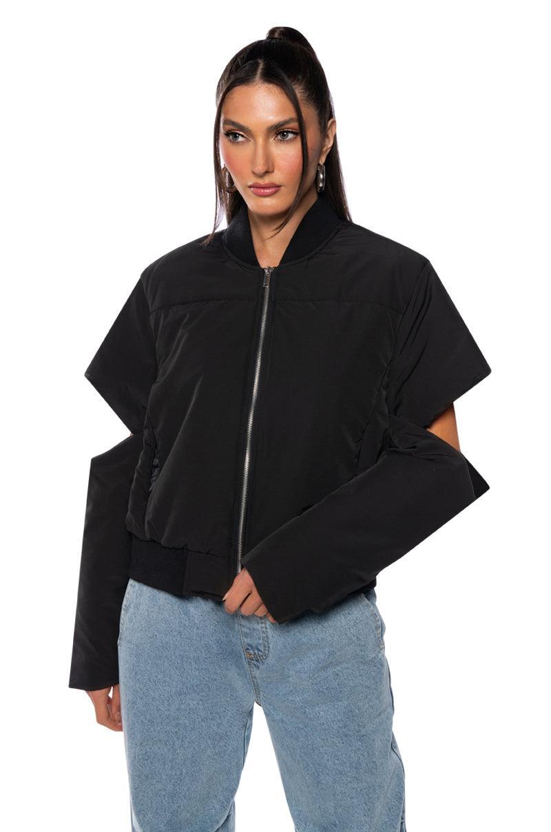 CLUTCH KICK CUTOUT OVERSIZED PUFFER BOMBER Product Image