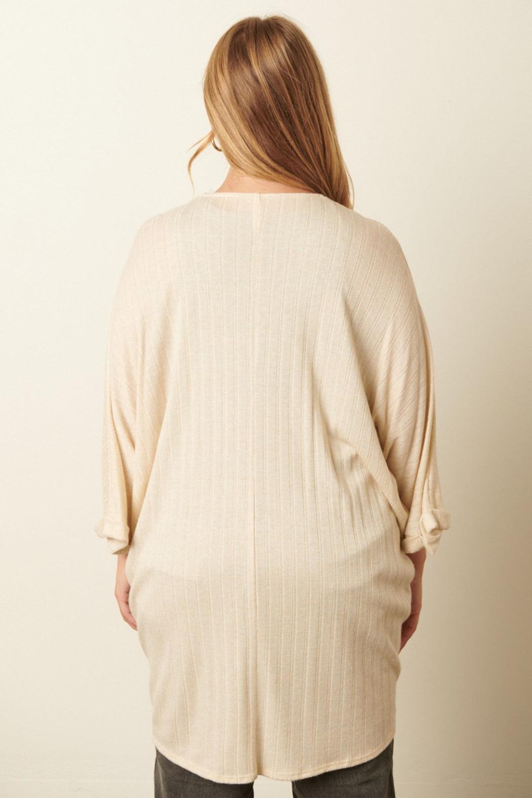 Pointelle Cashmere Cardigan Female Product Image