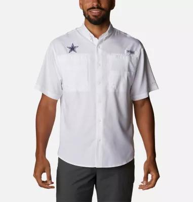 Columbia Men's PFG Tamiami Short Sleeve Shirt - Tall - Dallas Cowboys- Product Image