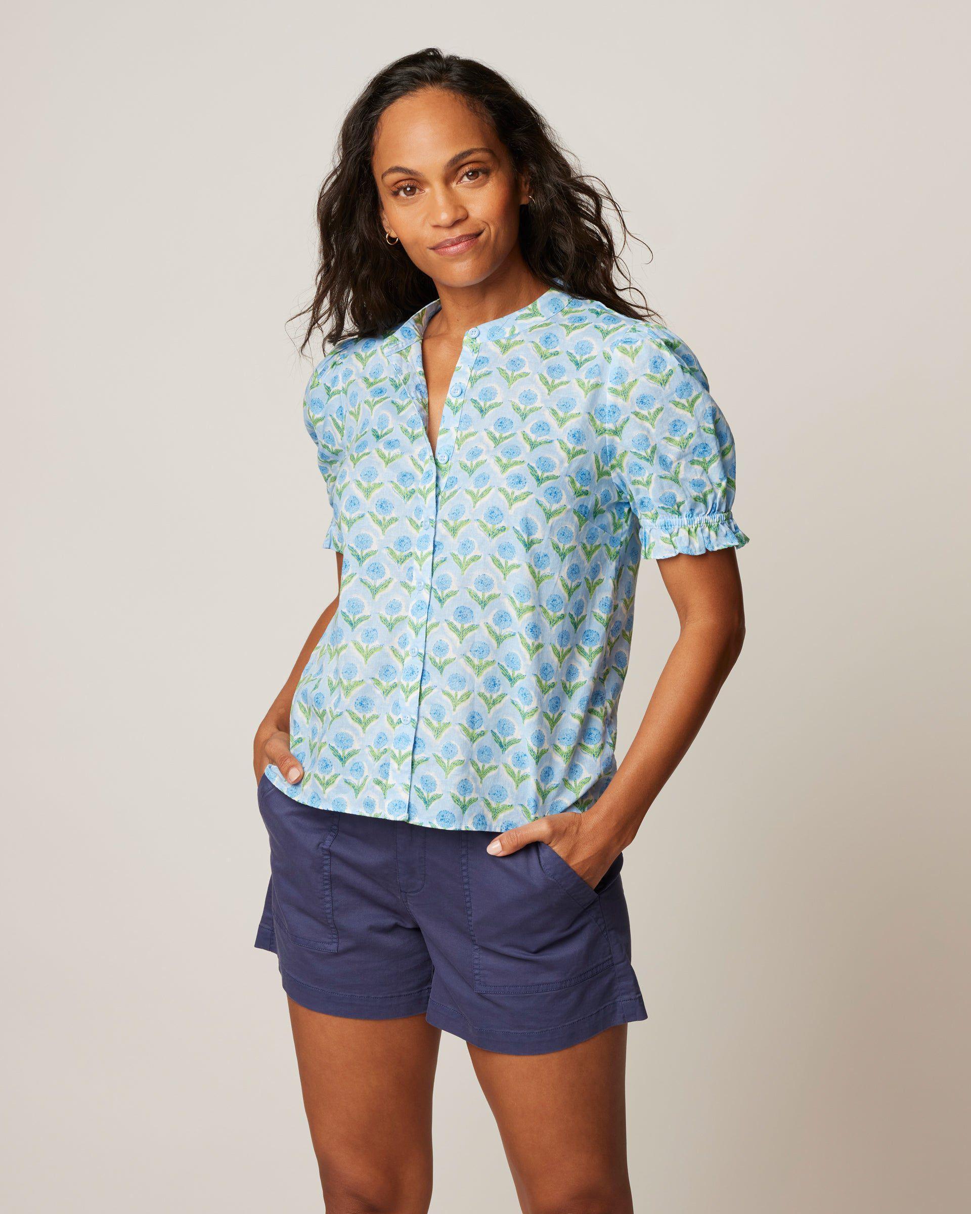 johnnie-O Natalia Button-Up Blouse Product Image