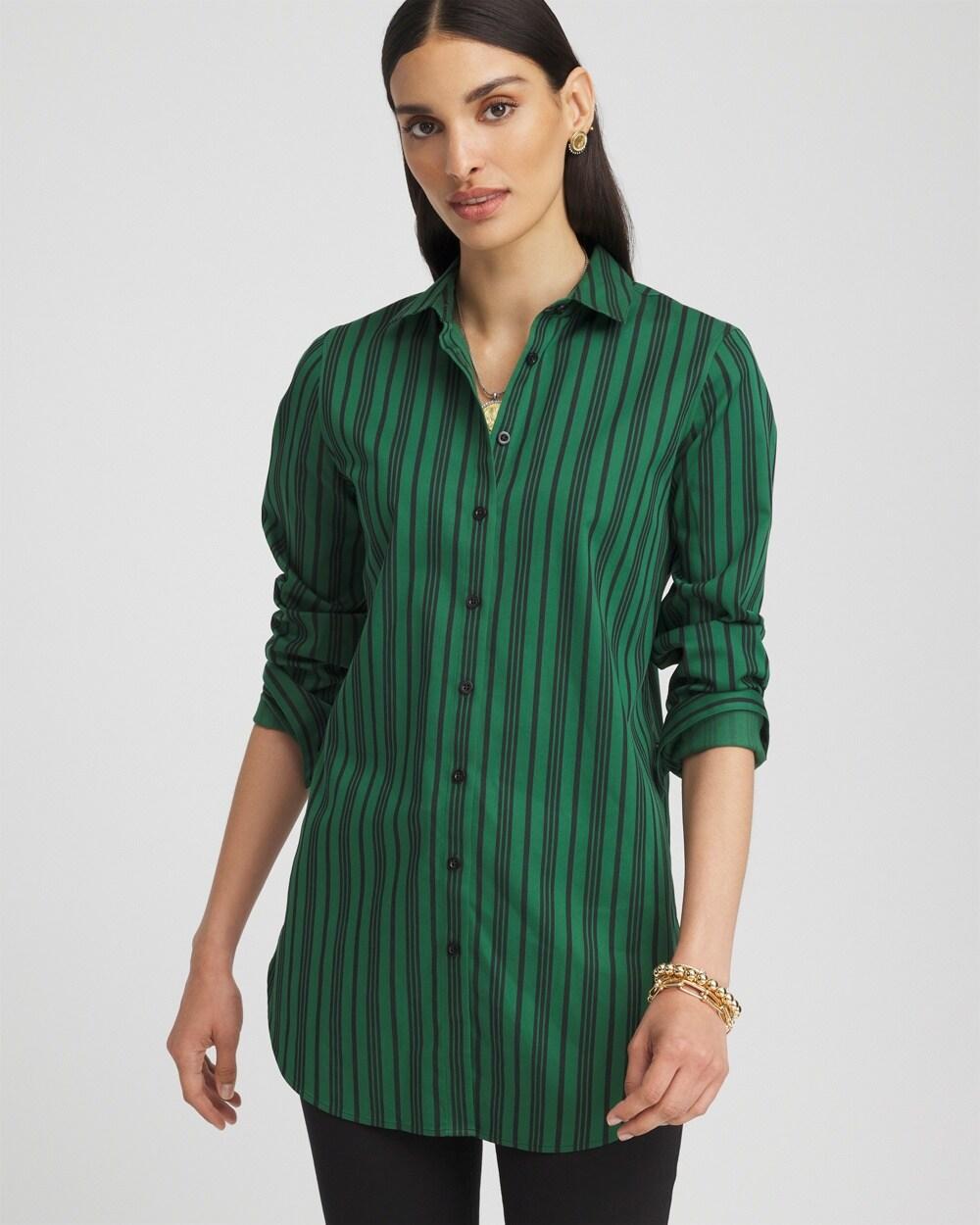 No Iron™ Striped Tunic Product Image