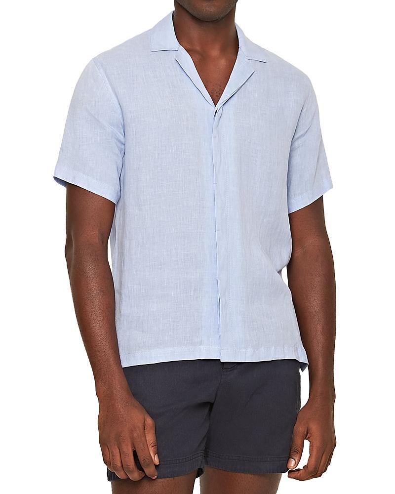 Mens Maitan Linen Button-Down Shirt Product Image