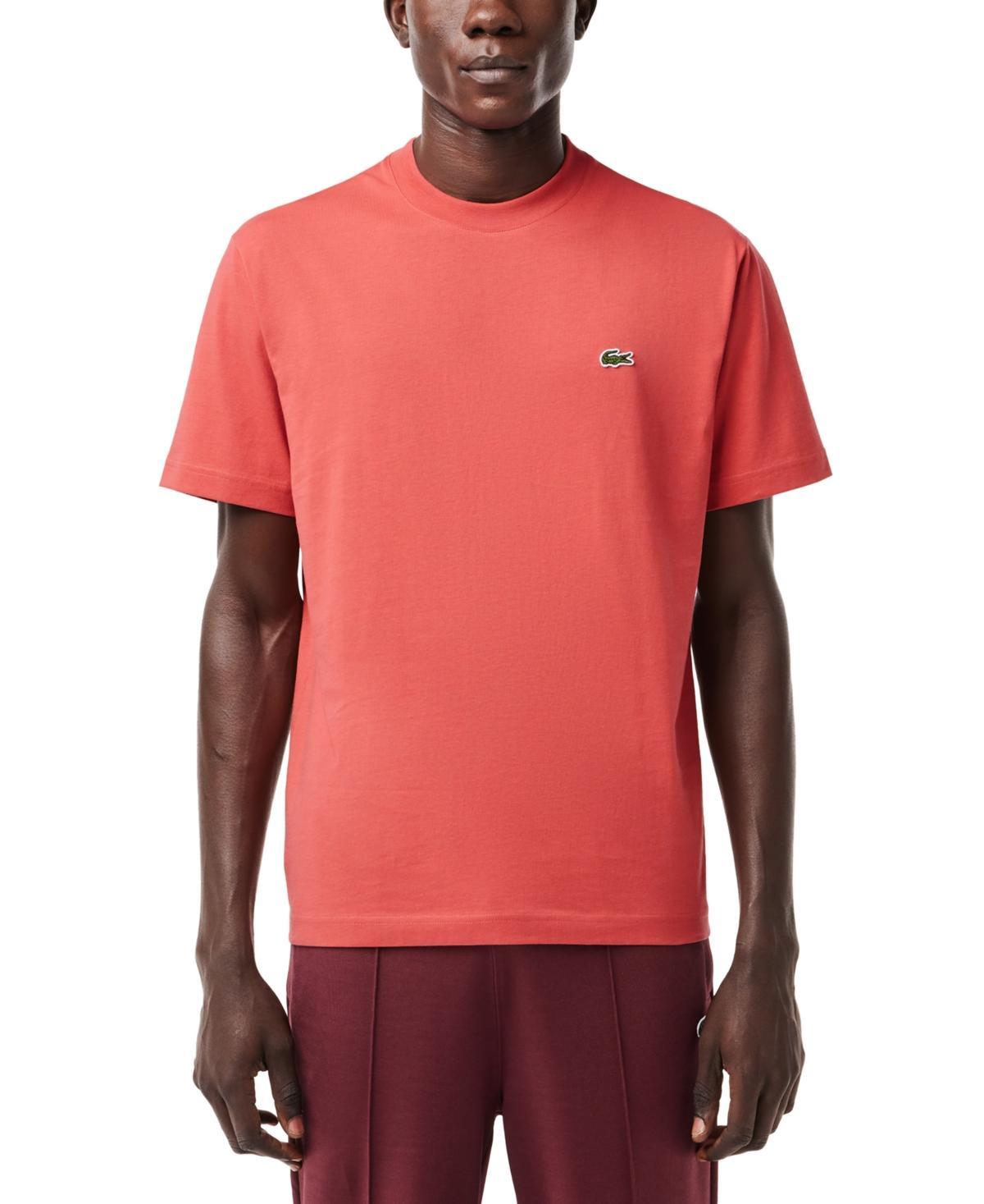 Lacoste Mens Classic Fit Short Sleeve Crewneck Logo T-Shirt Product Image