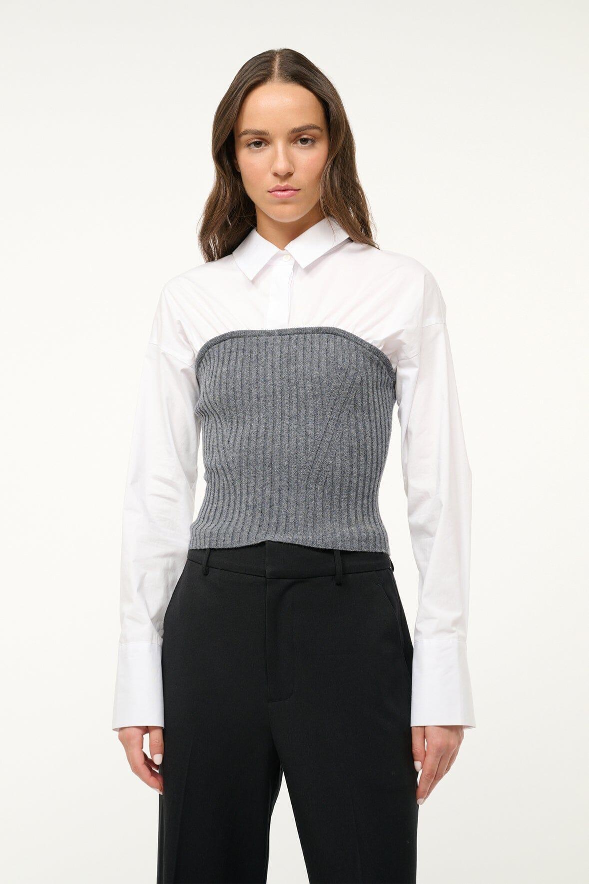 O'KEEFE TOP | CHARCOAL WHITE Product Image