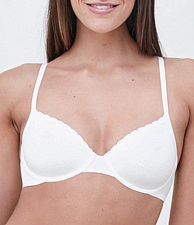 Womens Adorned Cotton Underwire Bra Product Image