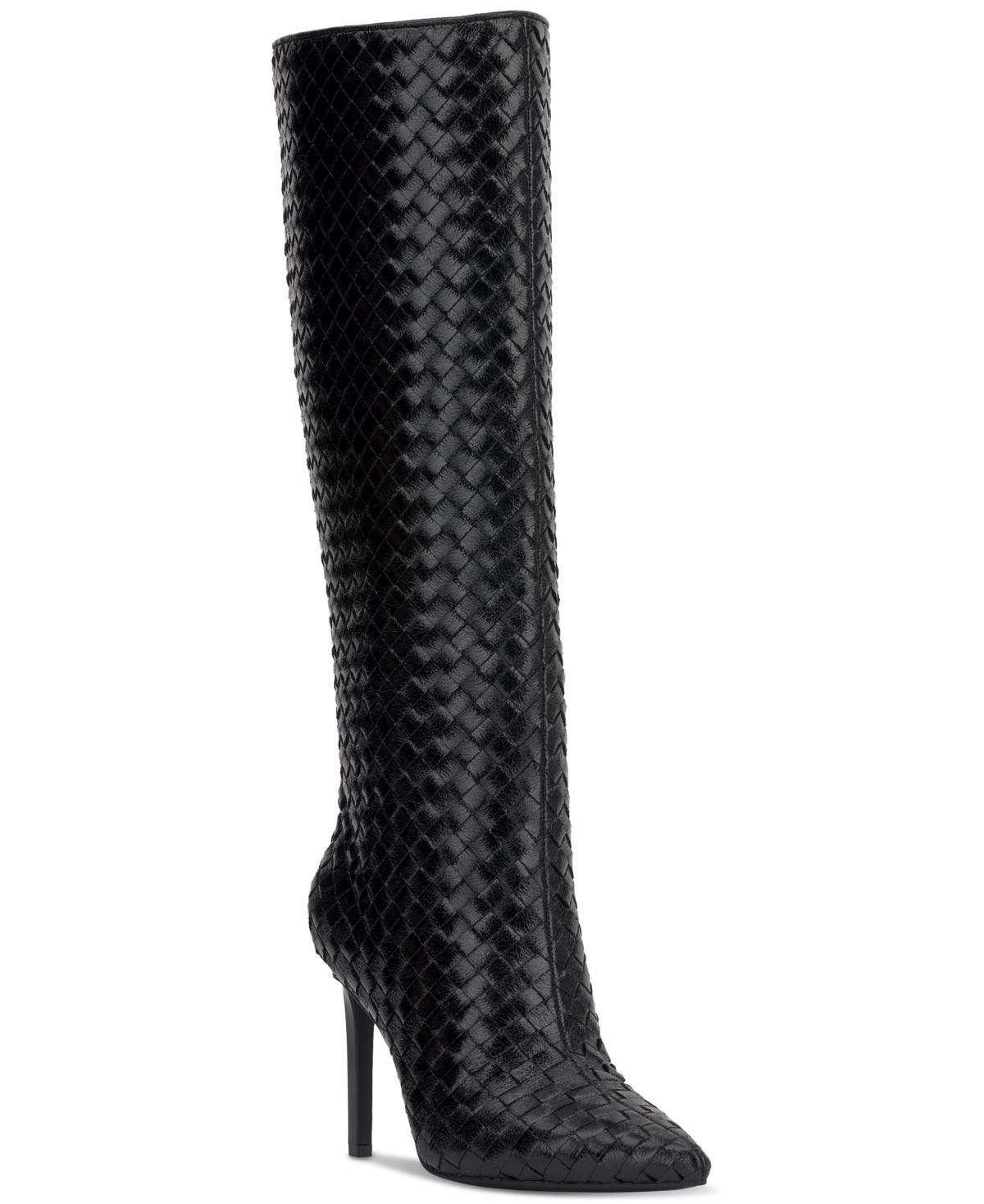 I.n.c. International Concepts Womens Savonia Woven Knee High Boots, Created for Macys Product Image