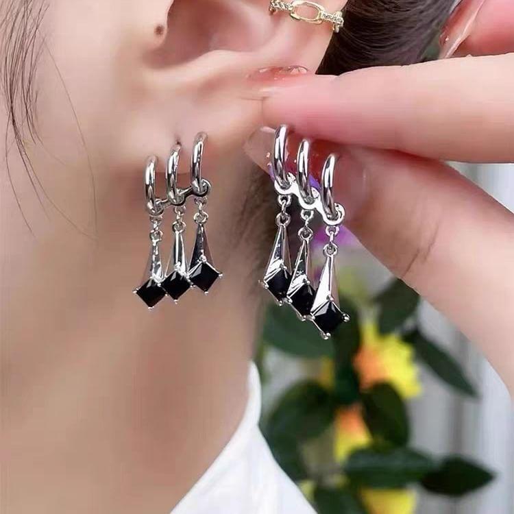 Gemstone Dangle Earrings Product Image