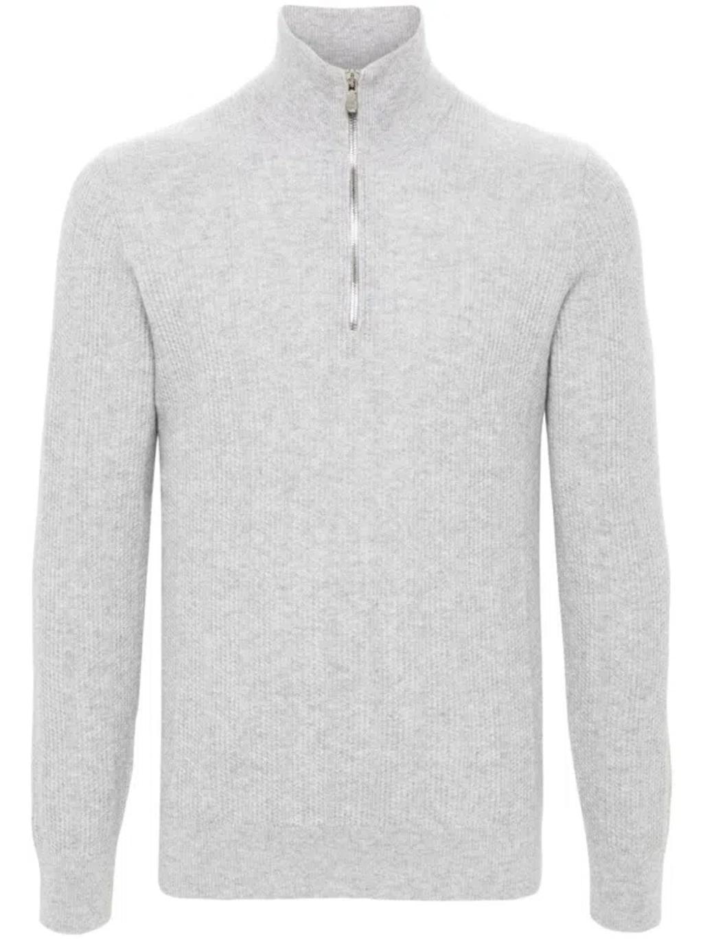 BRUNELLO CUCINELLI Cashmere Sweater In Gray Product Image