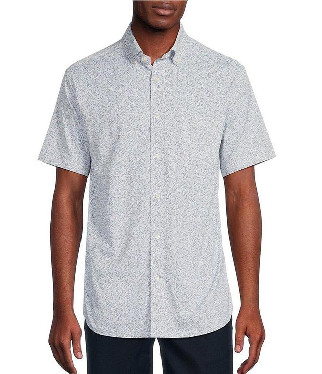 Daniel Cremieux Signature Label Santorini Pebble Print Short Sleeve Woven Shirt Product Image