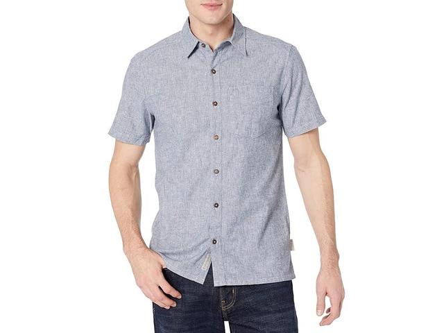 Royal Robbins Hempline Short Sleeve Shirt (Sea) Men's Clothing Product Image