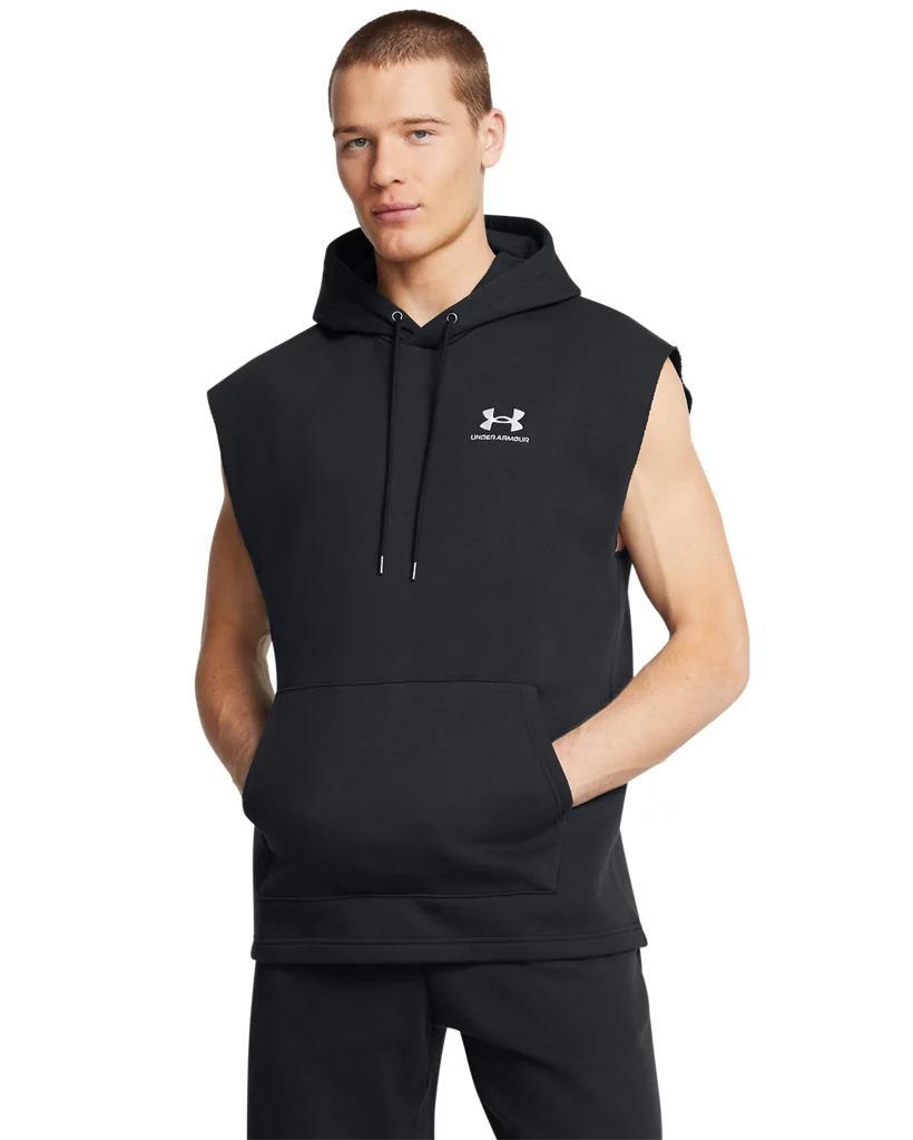 Men's UA Icon Fleece Sleeveless Hoodie Product Image