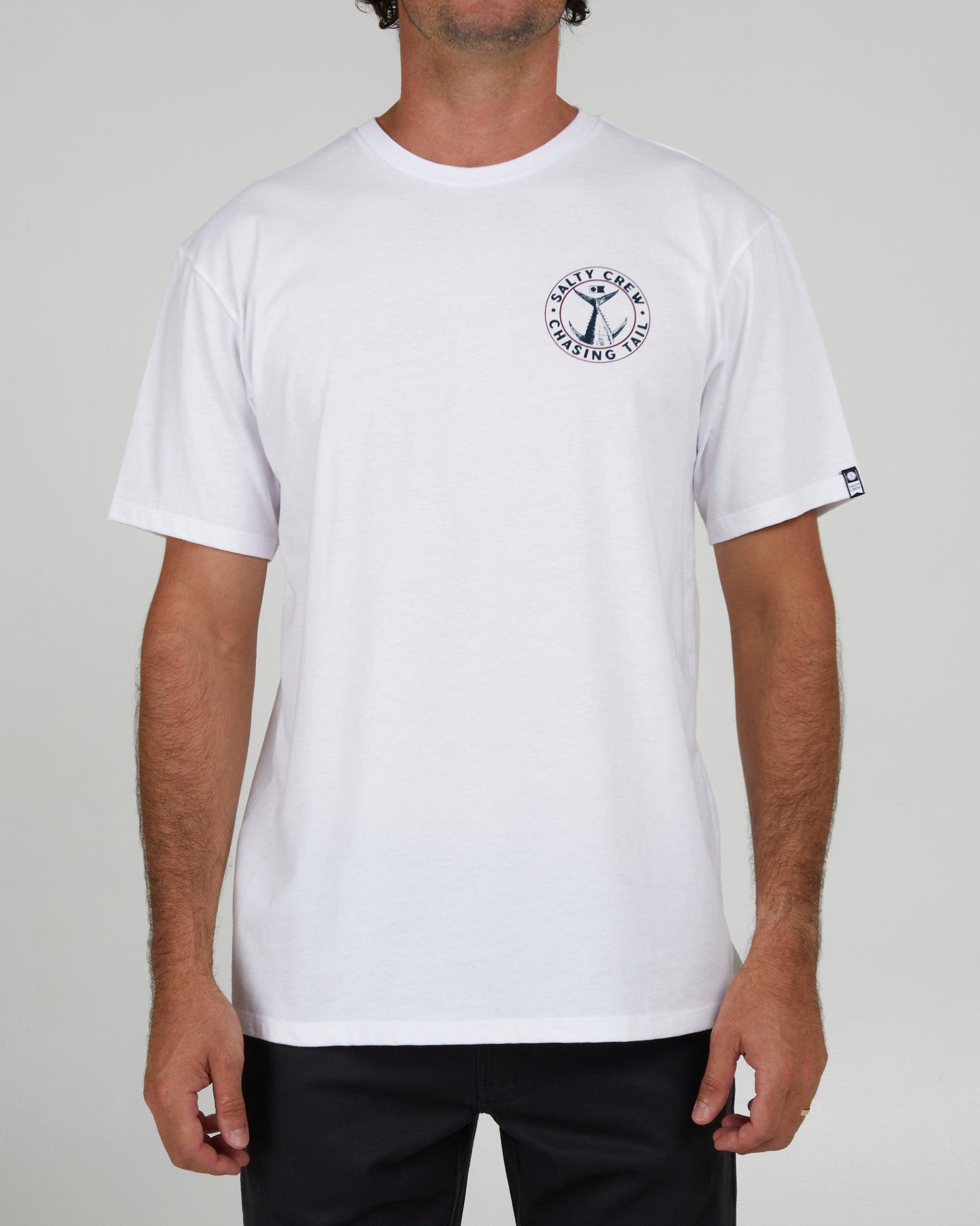 Tailgate White S/S Premium Tee Male Product Image