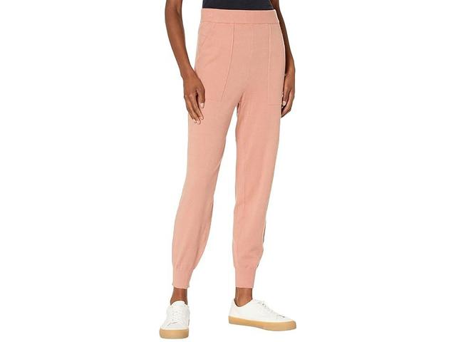 WAYF Knit Joggers (Rose) Women's Casual Pants Product Image