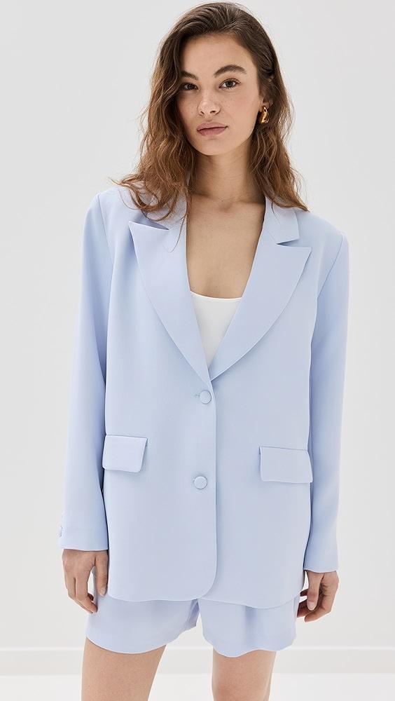 Good American Luxe Suiting Boyfriend Blazer | Shopbop Product Image