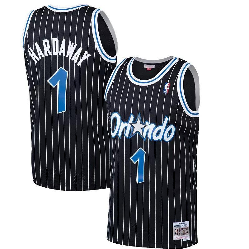 Mens Penny Hardaway Black Orlando Magic 1994-95 Hardwood Classics Swingman Jersey - Black Product Image