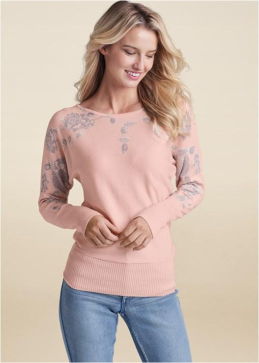 Floral Detail Sweater Product Image