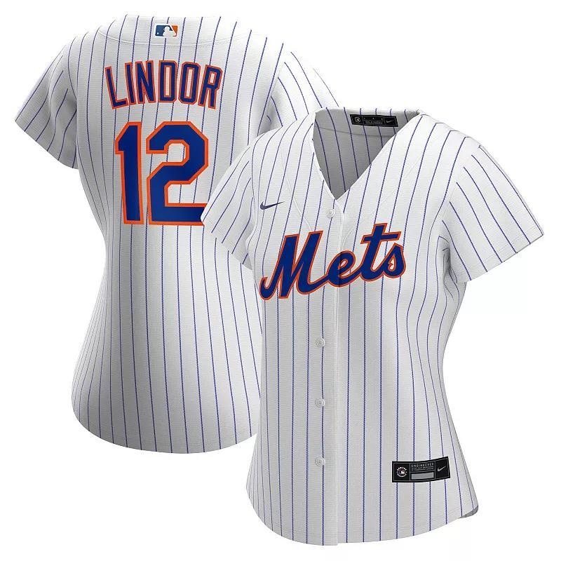 Womens Nike Francisco Lindor New York Mets Home Replica Player Jersey Product Image