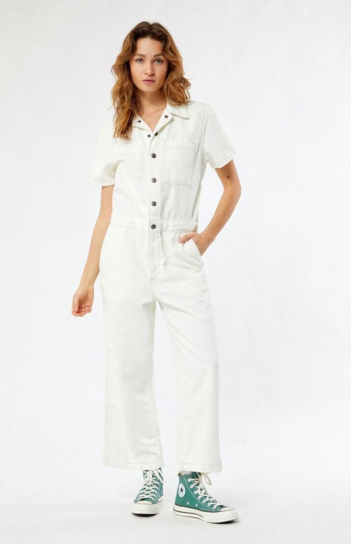 Levi's Women's Heritage Short Sleeve Denim Jumpsuit Product Image