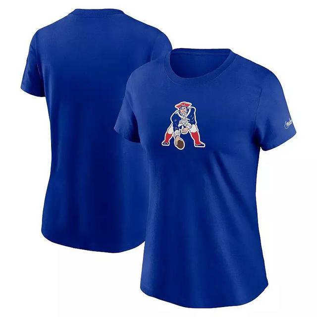 Womens Nike Royal New England Patriots Primary Logo T-Shirt Product Image