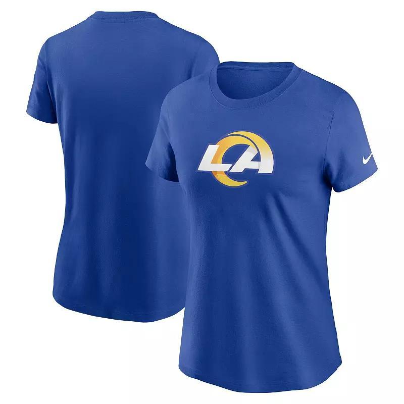 Womens Nike Royal Los Angeles Rams Primary Logo T-Shirt Product Image