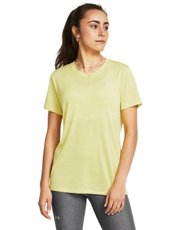 Women's UA Tech™ Jacquard Short Sleeve Product Image