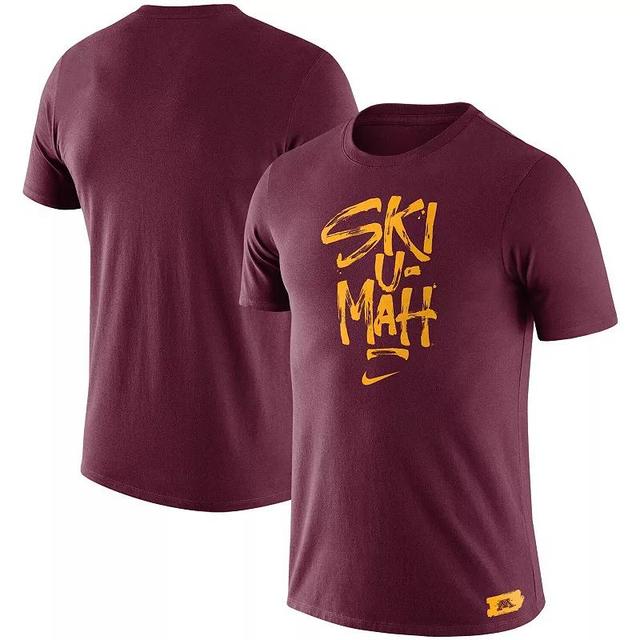 Mens Nike Maroon Minnesota Golden Gophers Brush Phrase T-Shirt Product Image