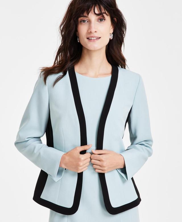 Women's Open-Front Collarless Jacket Product Image