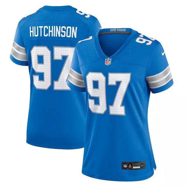 Womens Nike Aidan Hutchinson Detroit Lions Game Jersey Product Image