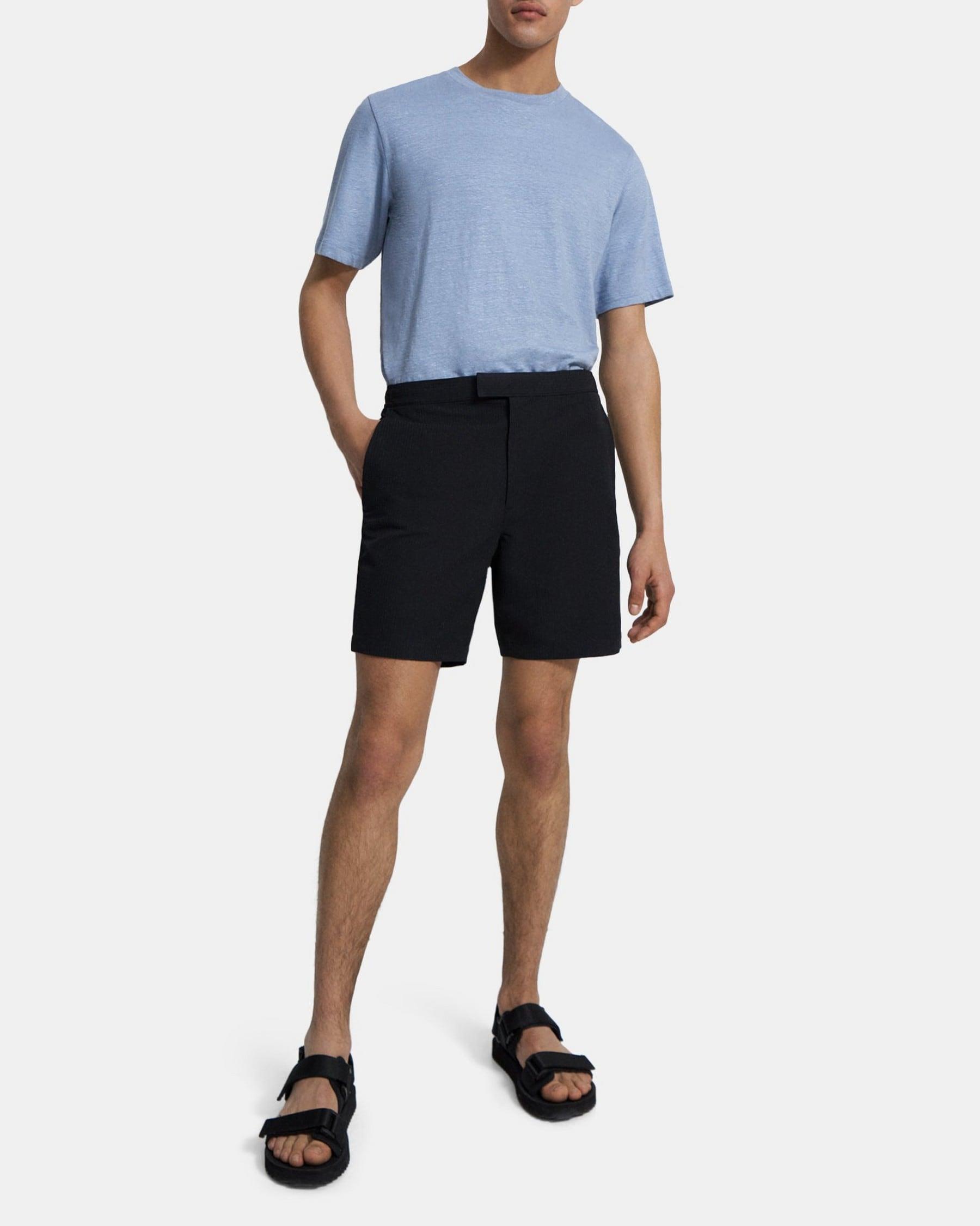 Swim Trunks in Stretch Seersucker Product Image