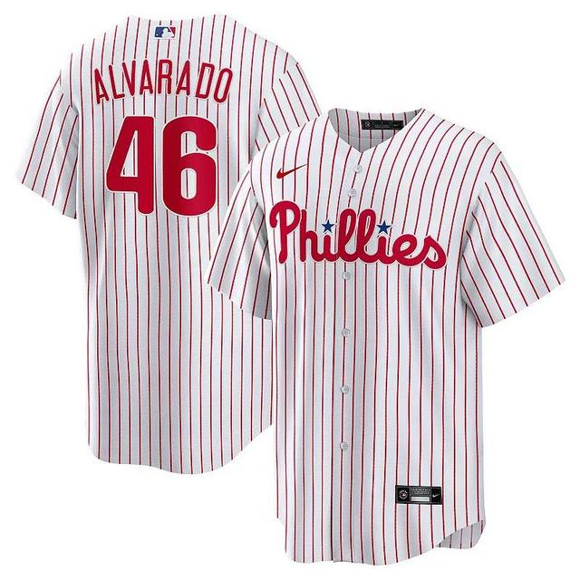 Mens Nike Jos Alvarado Philadelphia Phillies Home Replica Player Jersey Product Image