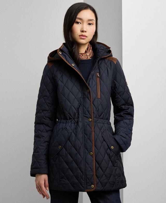 Women's Hooded Quilted Coat Product Image