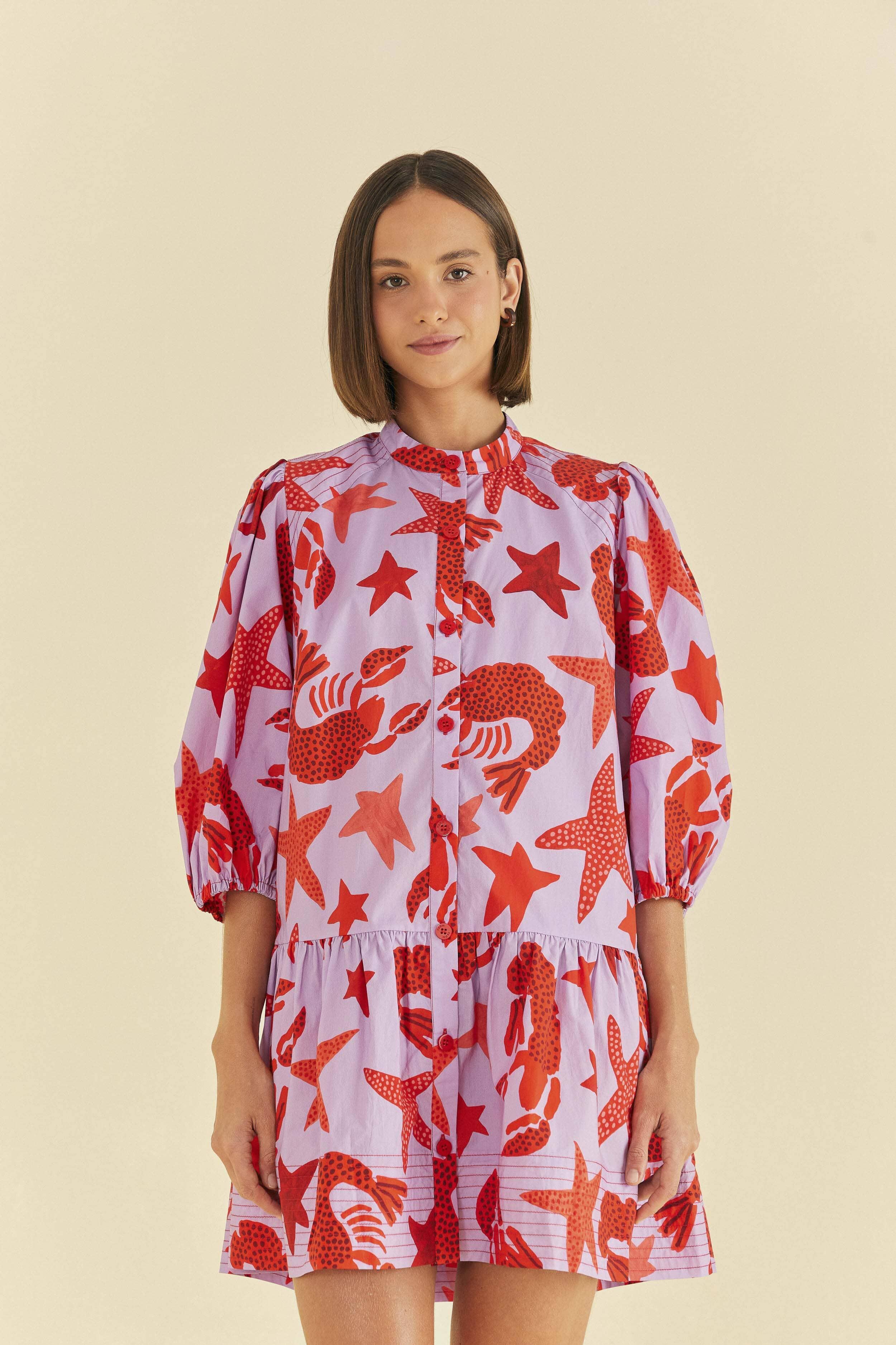 Lobster Sky Mini Dress Product Image