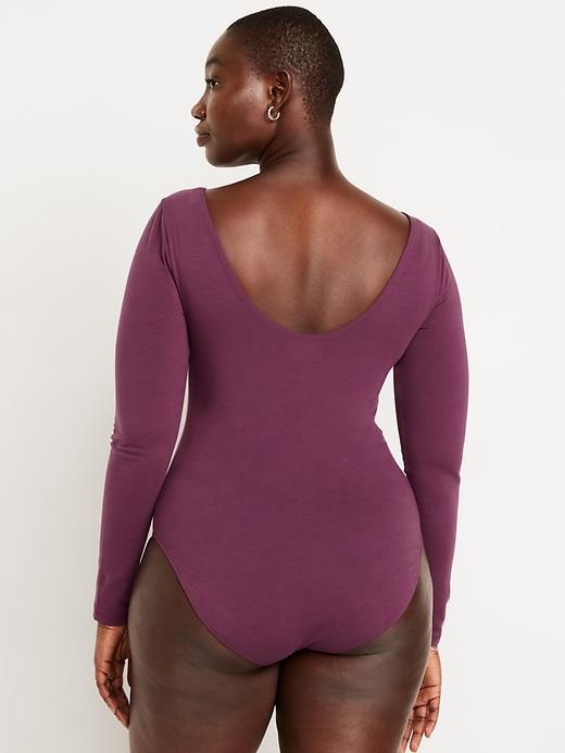 Double-Layer Scoop-Back Bodysuit Product Image