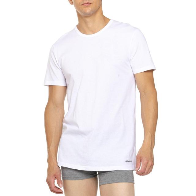 Columbia Sportswear 100% Cotton Crew Neck Undershirts - 3-Pack, Short Sleeve Product Image