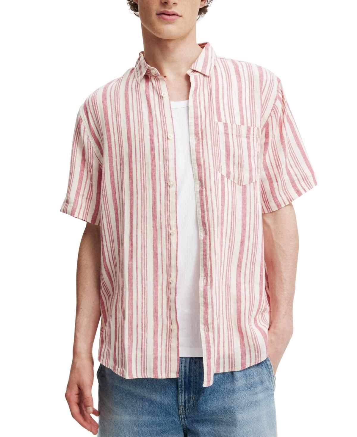 Cotton On Mens Linen Short Sleeve Shirt Product Image