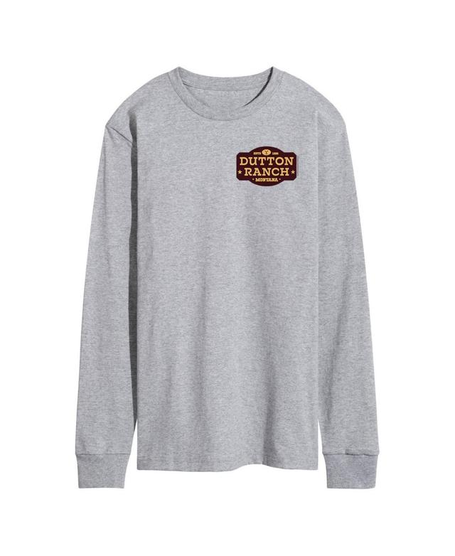 Mens Yellowstone Dutton Ranch Logo Long Sleeve T-shirt Product Image