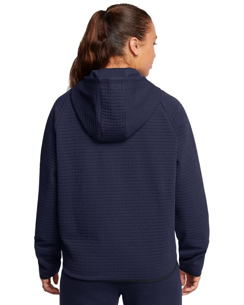 Women's UA Unstoppable Fleece Grid Full Zip Product Image